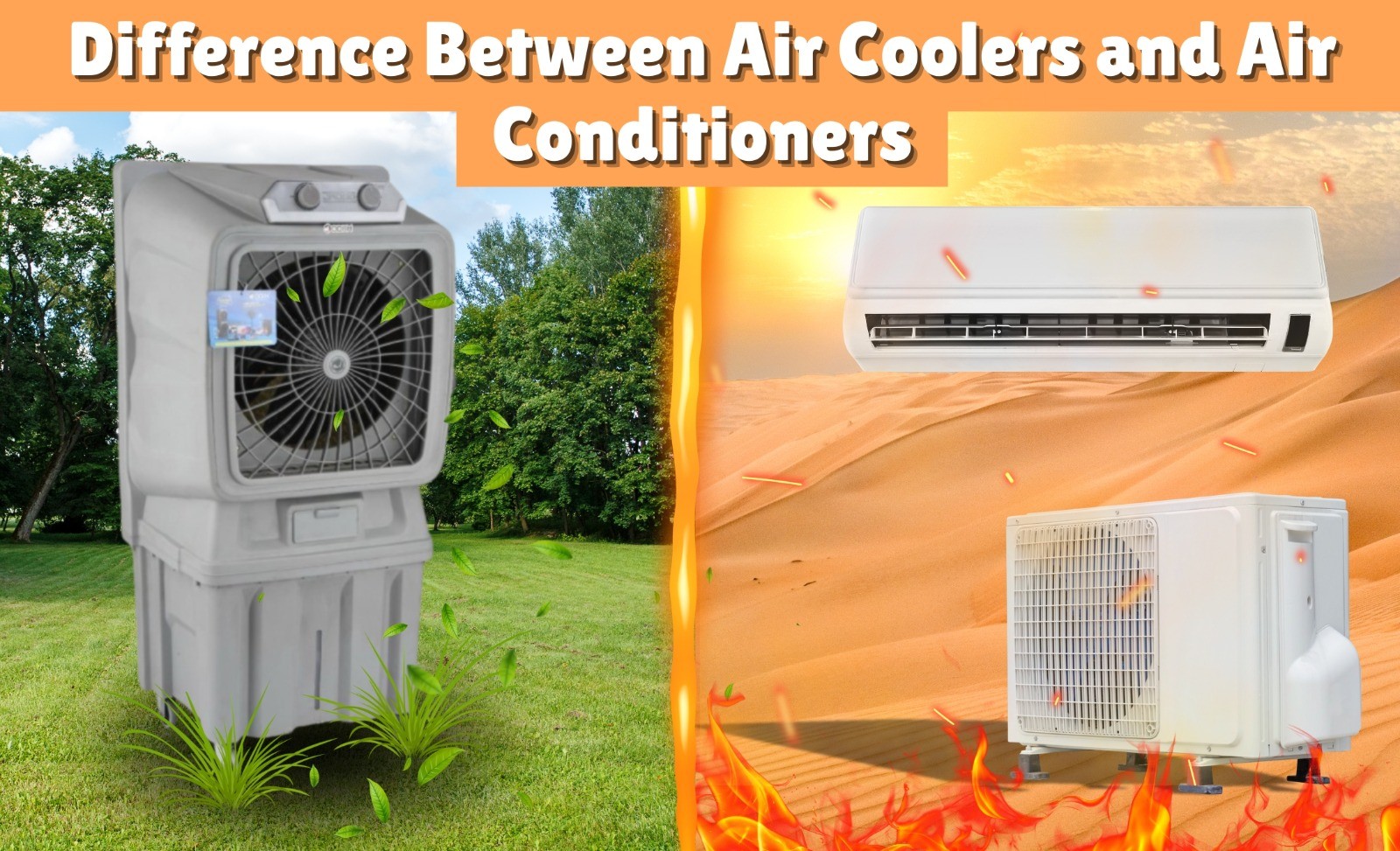 Difference Between Air Coolers and Air Conditioners
