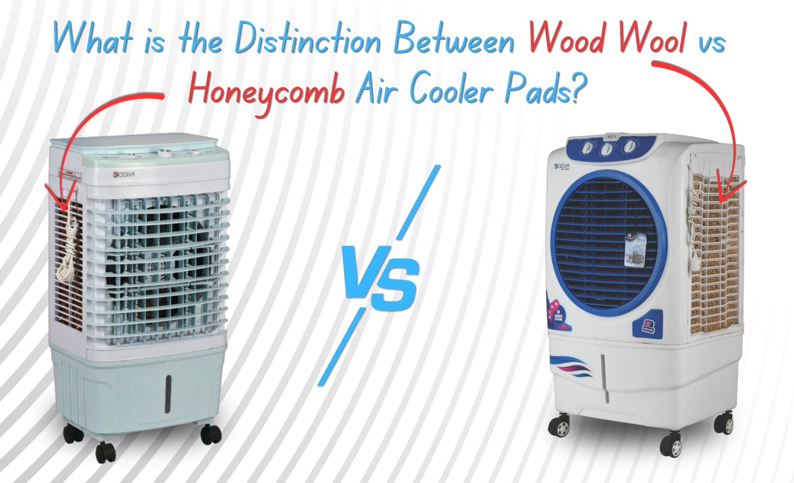 Distinction Between Wood Wool vs Honeycomb Air Cooler Pads