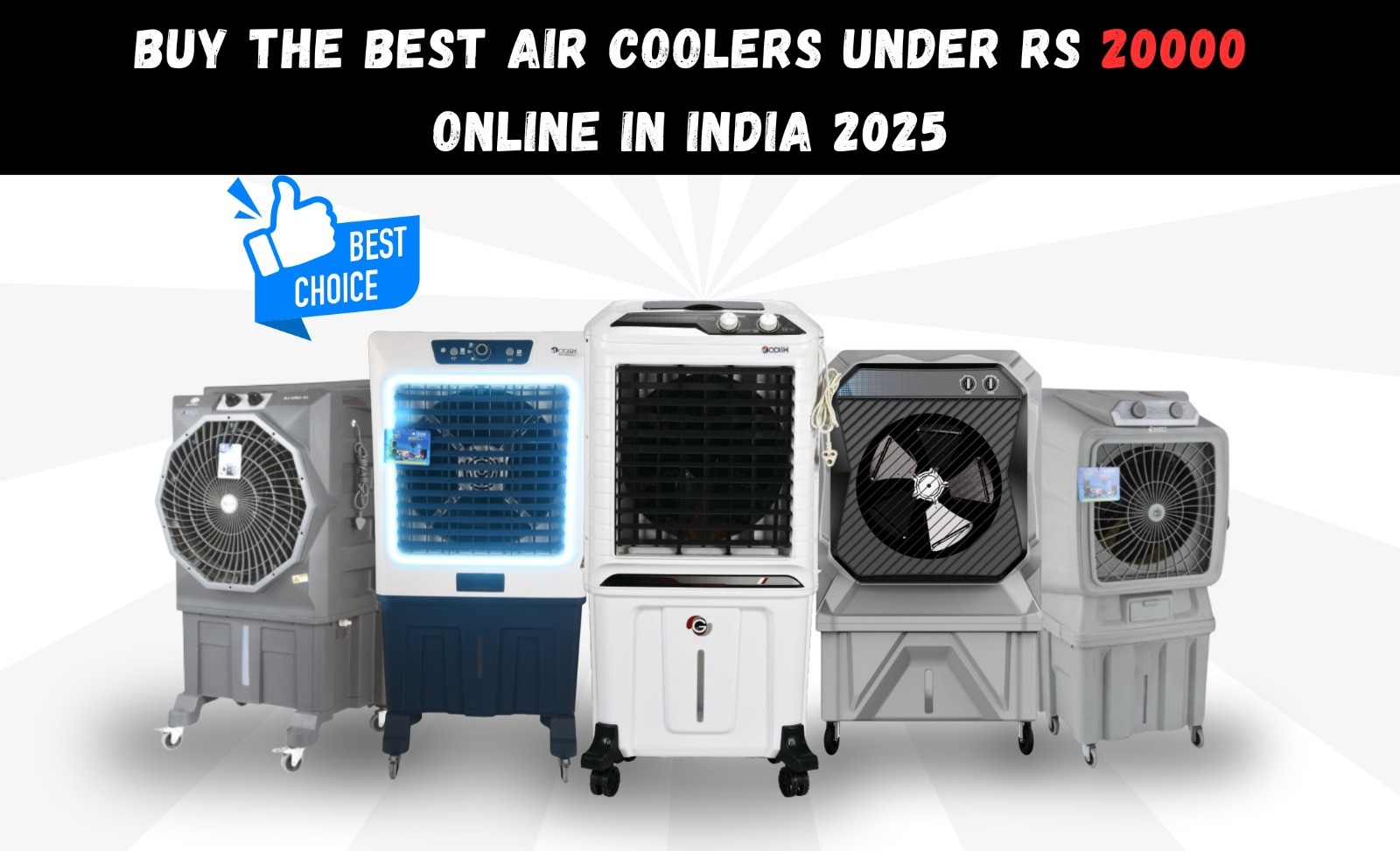 Buy the Best Air Coolers Under Rs 20000 Online in India 2025